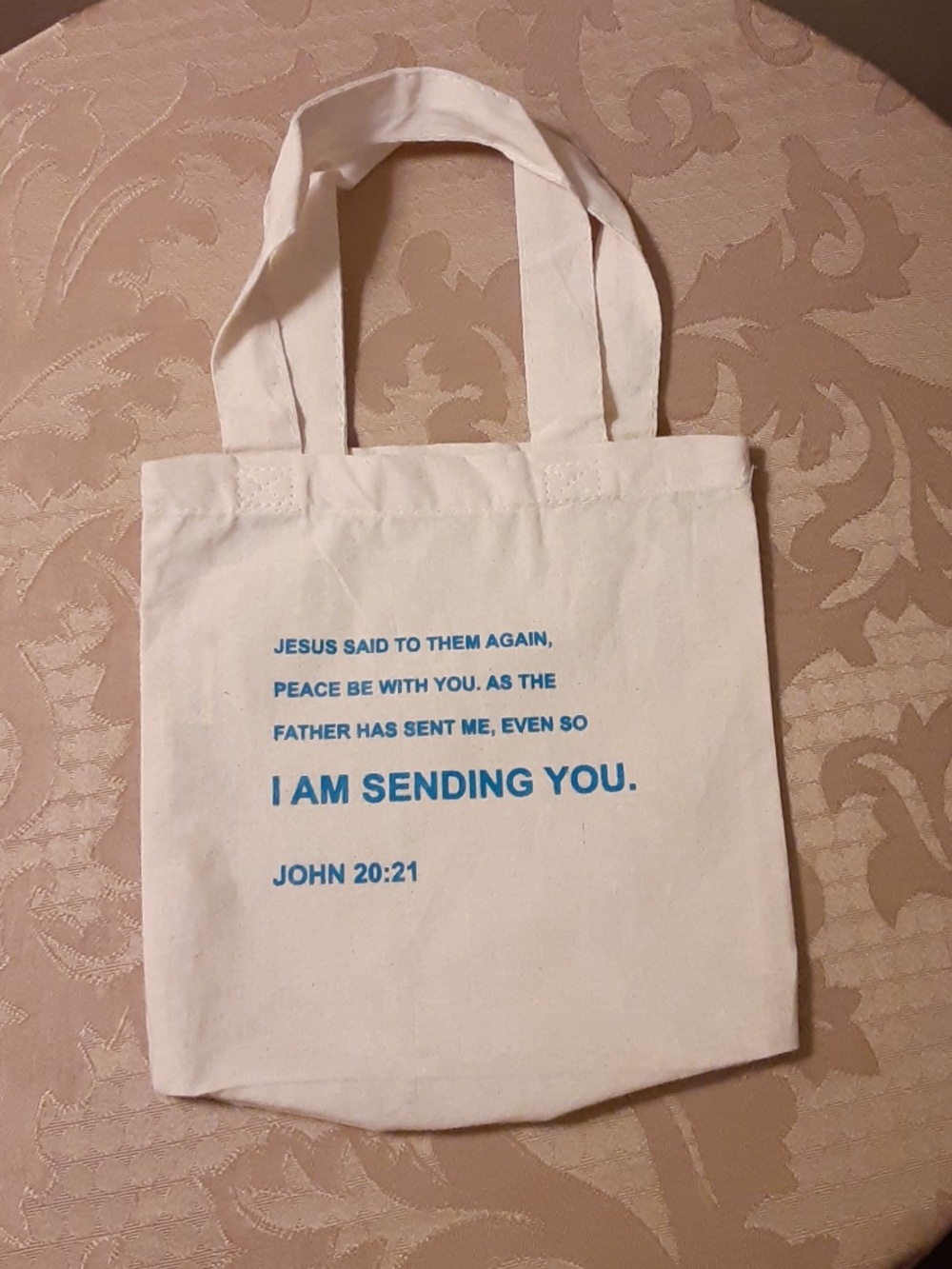 John 20:21 Mini Tote Bag